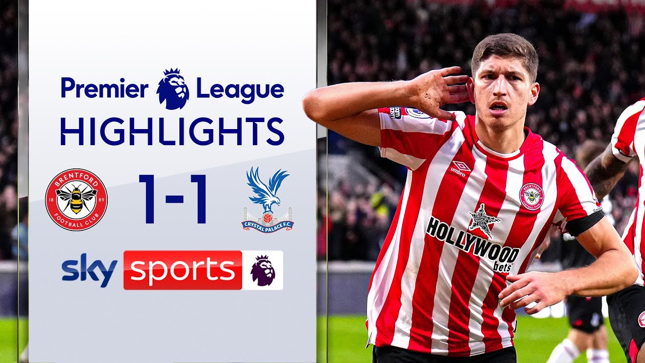 Janelt scores 96th-minute equaliser! | Brentford 1-1 Crystal Palace | Premier League Highlights
