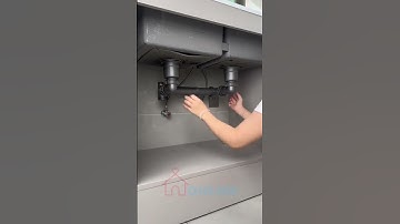 Mẹo lắp Bộ ống xả, xi phông cho chậu rửa bát cao cấp giúp thoát nước nhanh và ngăn mùi