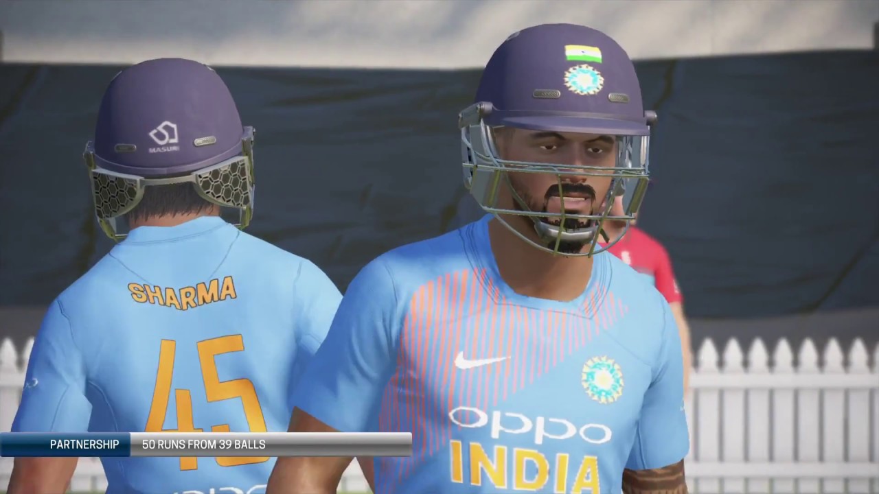 India vs England T20 Match (Ashes Cricket 17 Gameplay)