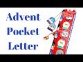 Advent Pocket Letter | Christmas Workshop 2018 | Mixed Up Craft