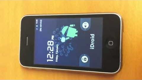 Video- iPhone 3G running Android 2.3