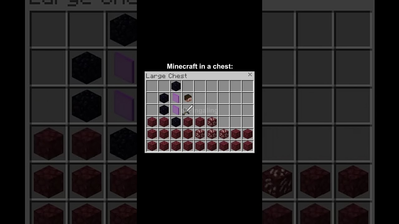 Minecraft in a chest 