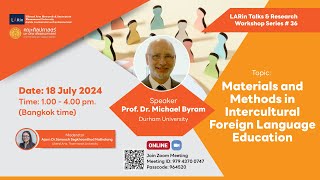 Topic: Materials and Methods in Intercultural Foreign Language Education