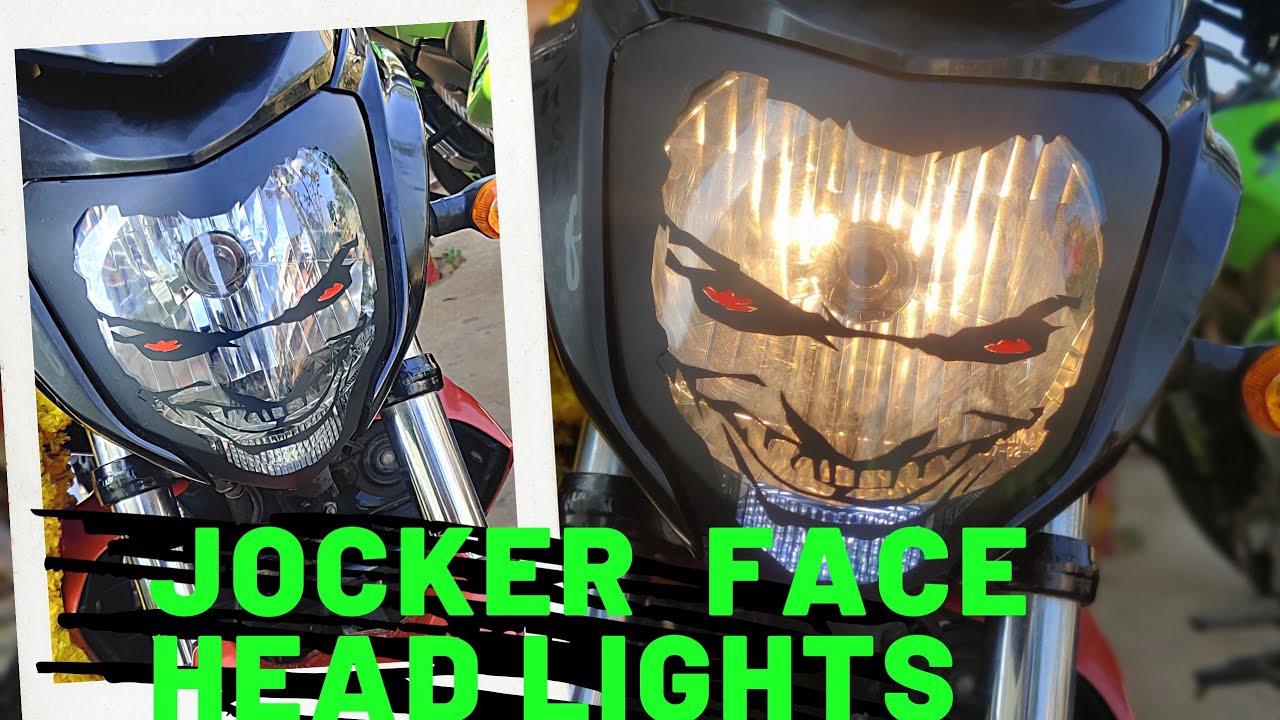 Fz headlights jocker stickers YouTube