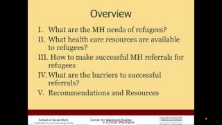 2. Making Successful Mental Health Referrals for Refugee Families: Rights, Barriers, and Resources