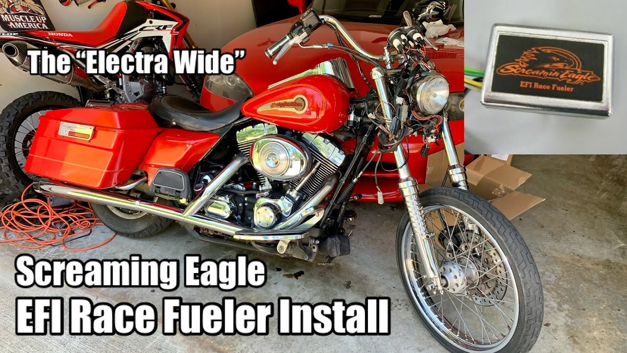 Screaming Eagle EFI Race Fueler Install "Electra Wide" Harley Twin