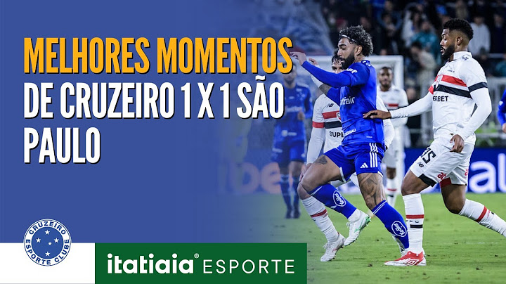 CONFIRA OS MELHORES MOMENTOS DE CRUZEIRO 1 X 1 SÃO PAULO PELA INTER&CO SOCCER WEEK