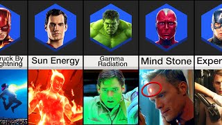 Comparison: How Superheroes Got Their Powers (PART 2)