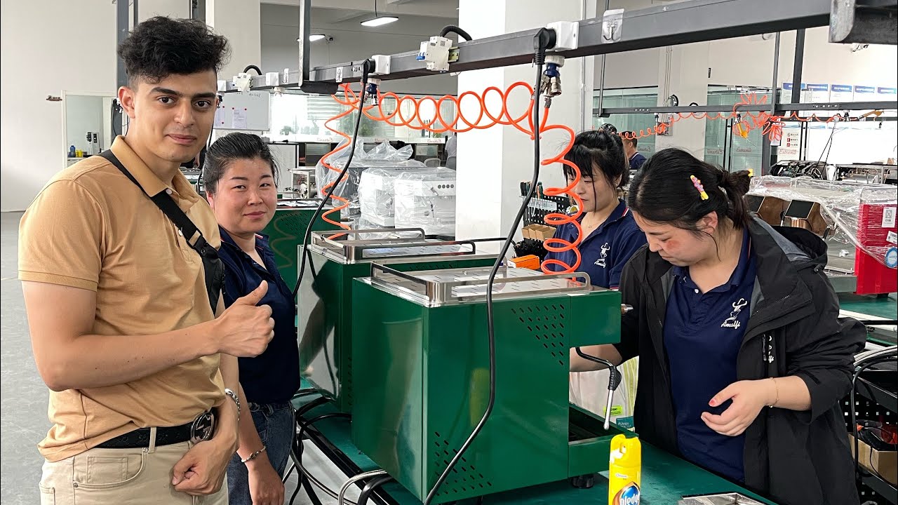 زيارة أكبر مصانع 🏭 ماكينات القهوة في شمال الصين 🇨🇳 Suqian City