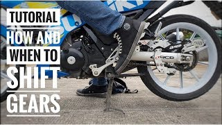 Pinoy Tutorial: How and When to Shift / Change Gears on Motorcycle