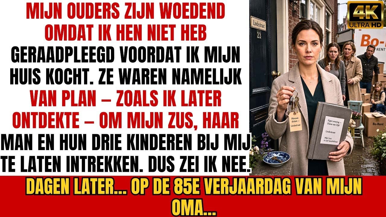 Mijn moeder belde elf keer voordat ik mijn telefoon oppakte. Ik stond in mijn splinternieuwe keuken, mijn eerste eigen huis, met de sleutels nog in mijn hand. Ik dacht dat ze blij zouden zijn. In...