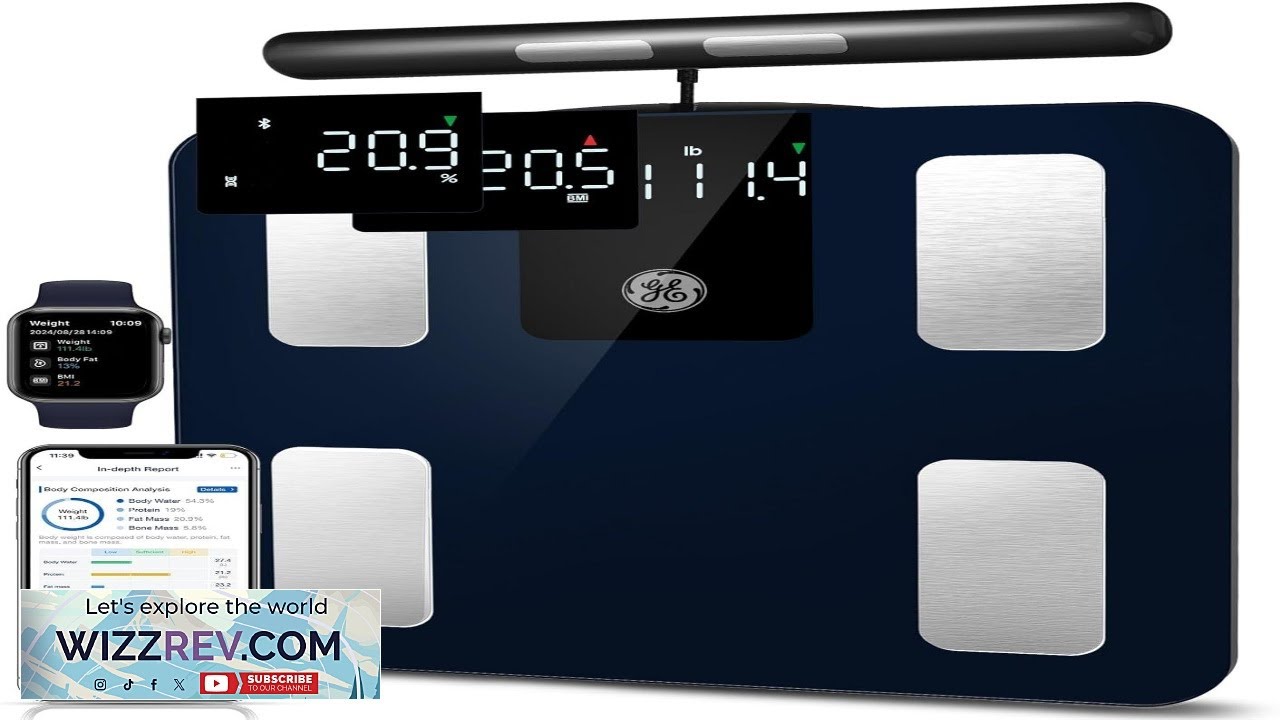 GE Smart Scale for Body Weight: 8-Electrode Digital Bathroom Scale for Body Review