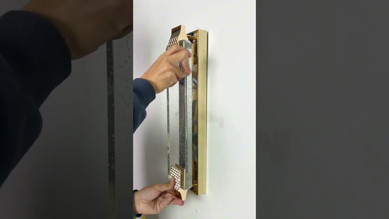Light Luxury Crystal Wall Light Installation Tutorial 