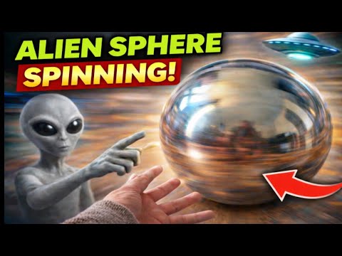 (Full video of the sphere spinning) 👽🪩 alien bal/Buga Sphere spinning and humming!