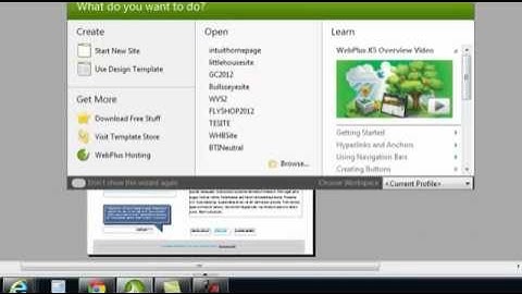 Serif WebPlus - Getting Started Got Clicks Tutorial