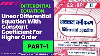 Linear Differential Equation With Constant Coefficients /