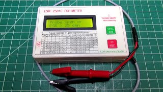 EZM Electronics Studio model ESR2501C 'ESR Meter': Description & Video User's Manual