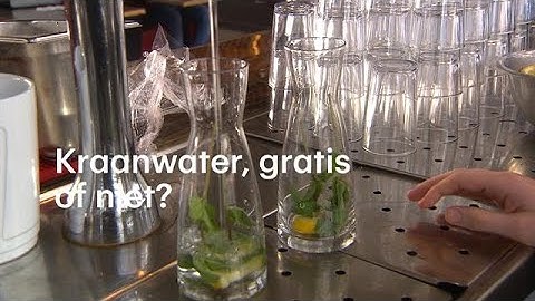 Moet kraanwater gratis zijn in een restaurant? - RTL NIEUWS