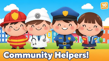 Community Helpers Mashup | Jobs & Heroes Around Us | Buzzy Tune’s Time