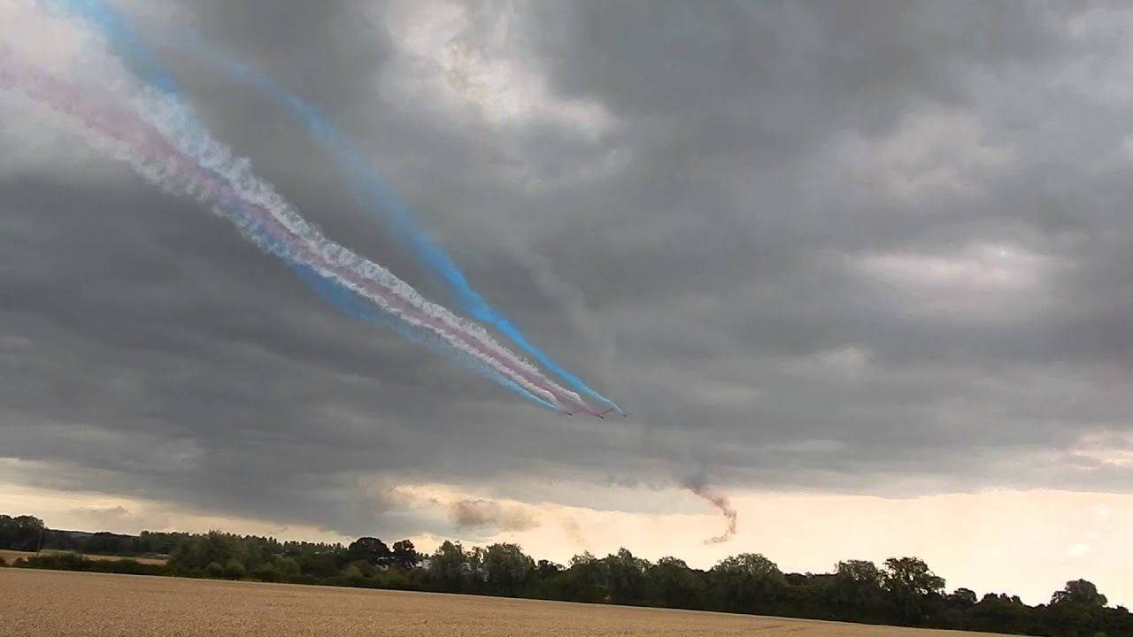 Red Arrows display,at Headcorn Kent, 16/08/15