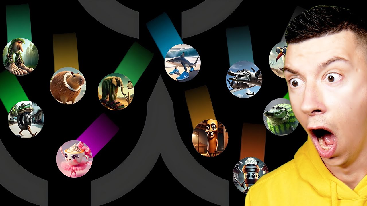 LA MEILLEURE COURSE DE BILLE BRAINROT AU MONDE 🌍🌈 REDKILL MALHEUREUX CAR LES BRAINROTS C'EST TERMINÉ