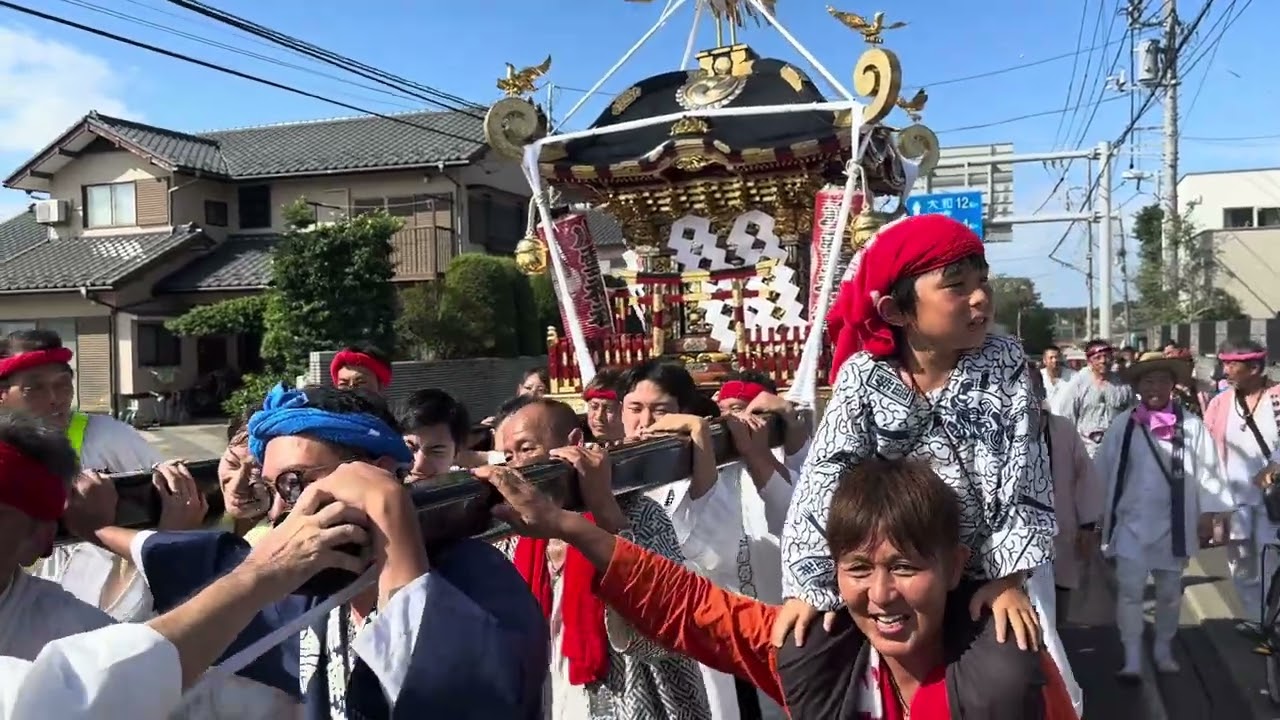 令和5年　用田八雲神社例大祭神輿渡御③