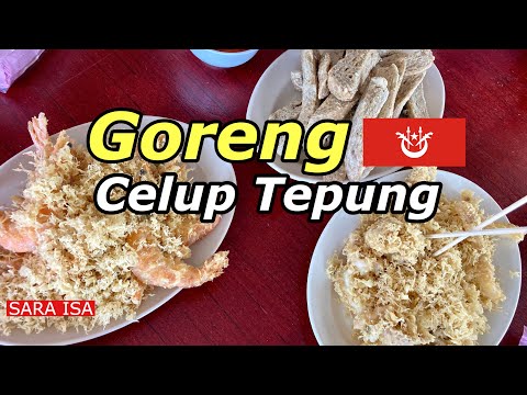 Cara Akak kedai goreng udang celup tepung sedap dan rangup | Warung Maggi Sotong Tumpat