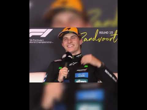 Oscar wanted to try his best and answer 😂 Then there’s Max at the end 😅
