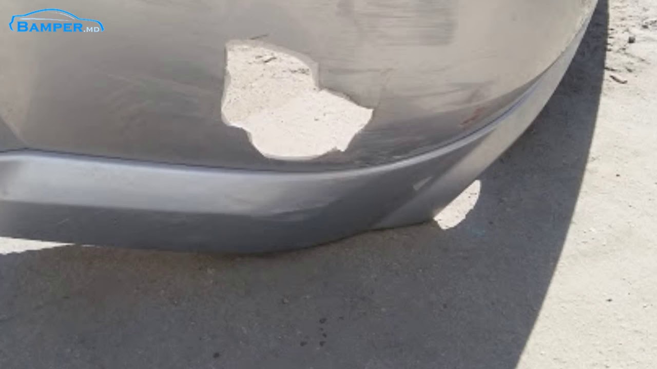 Восстановление бампера стекловолокном