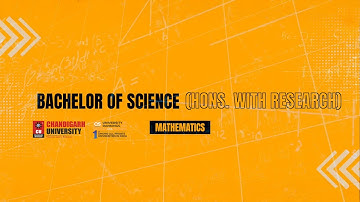 BSc Mathematics at Chandigarh University