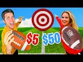 $5 vs $50 Football *Which is better?*