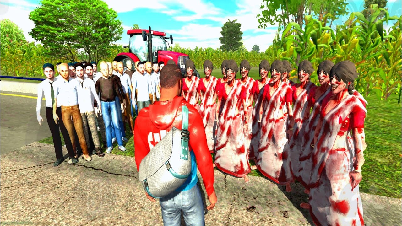 কমলার তাণ্ডবে কাঁপছে গ্রাম!😭 Franklin Vs Komla | Indian Bike Driving 3D Gameplay 