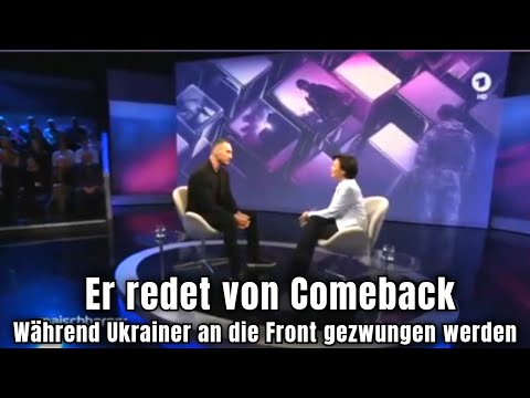 Er redet von Comeback während Ukrainer an der Front sterben sollen