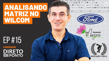 Revisão Matriz de Bordado Criada no Wilcom Embroidery Studio | Direto ao Ponto #15