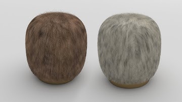 Autodesk 3ds Max Pouf Modeling Tutorial ( with vray fur)