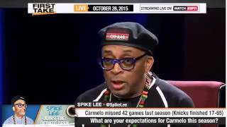 ESPN First Take Official – Spike Lee Talks About Knicks and Carmelo Anthony [www.MangaUp.Net]