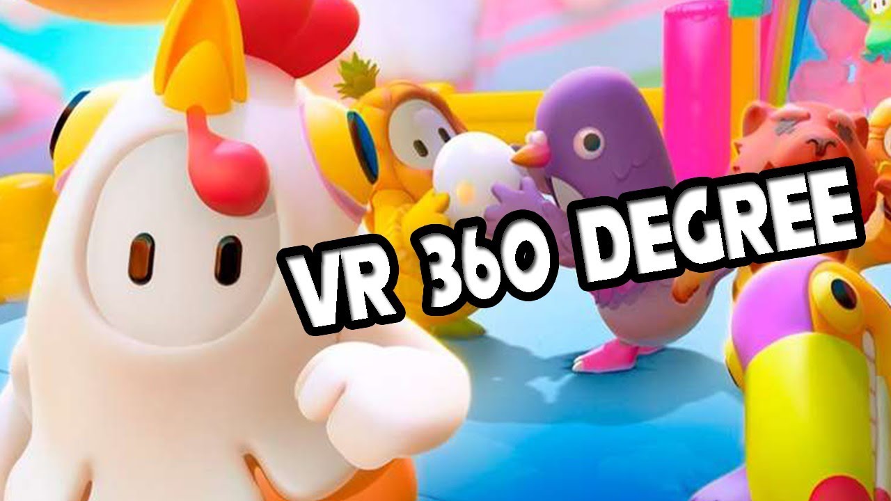 PS4 Fall Guys VR 360 Degree Gameplay Live First time - YouTube