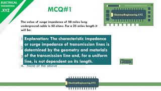 Power System MCQs Part 4 - Multiple Choice Questions on Electric Power Systems
