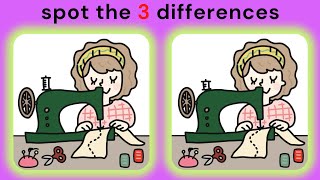 find the 3 difference |No496
