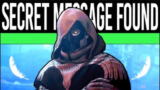 Destiny 2 New Secret Message From The Crow Has Been Found Hidden Audio