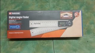 Escuadra Regla Angular Digital Marca Parkside (Digital Angle Finder)
