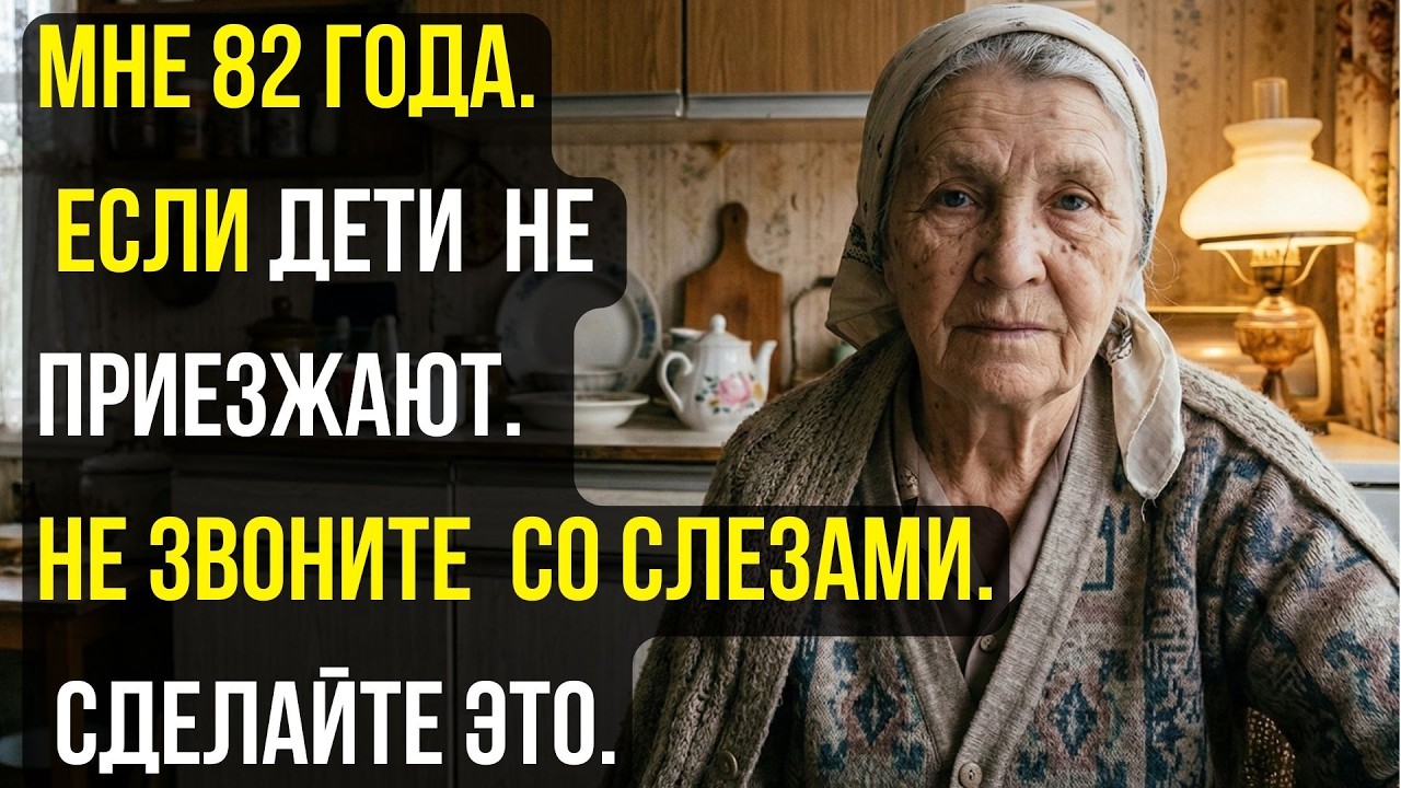 Мне 82 года. Я перестала им звонить — и всё изменилось