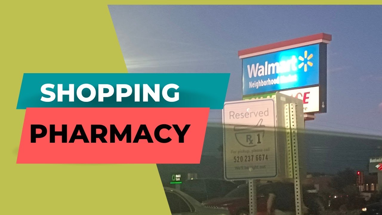 Pharmacy tucson Walmart Shopping vlog Tucson, Arizona Awareness