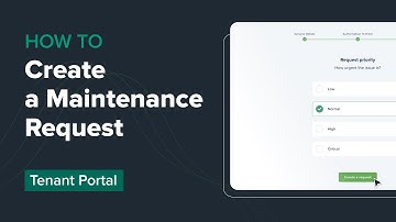 How to create a maintenance request (Tenant) | Rent Collection App