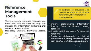 Modul 4 : Reference management tools
