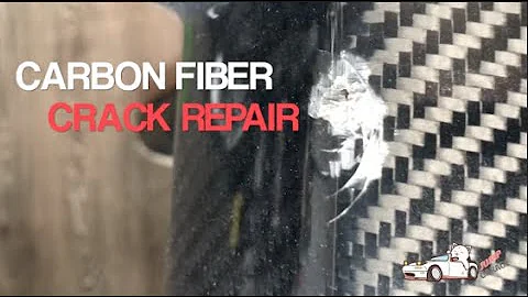 Réparation pro de fissure sur une fibre de carbone