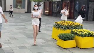 Chengdu,China walk,Street Fashion,nightlife,Tik Tok,weekend,big boobs#2