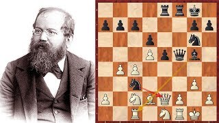 Schach-WM 1890 || Wilhelm Steinitz vs. Isidor Gunsberg || Partie 1