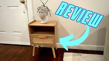 One Minute Review: Lerliuo Rattan Nightstand