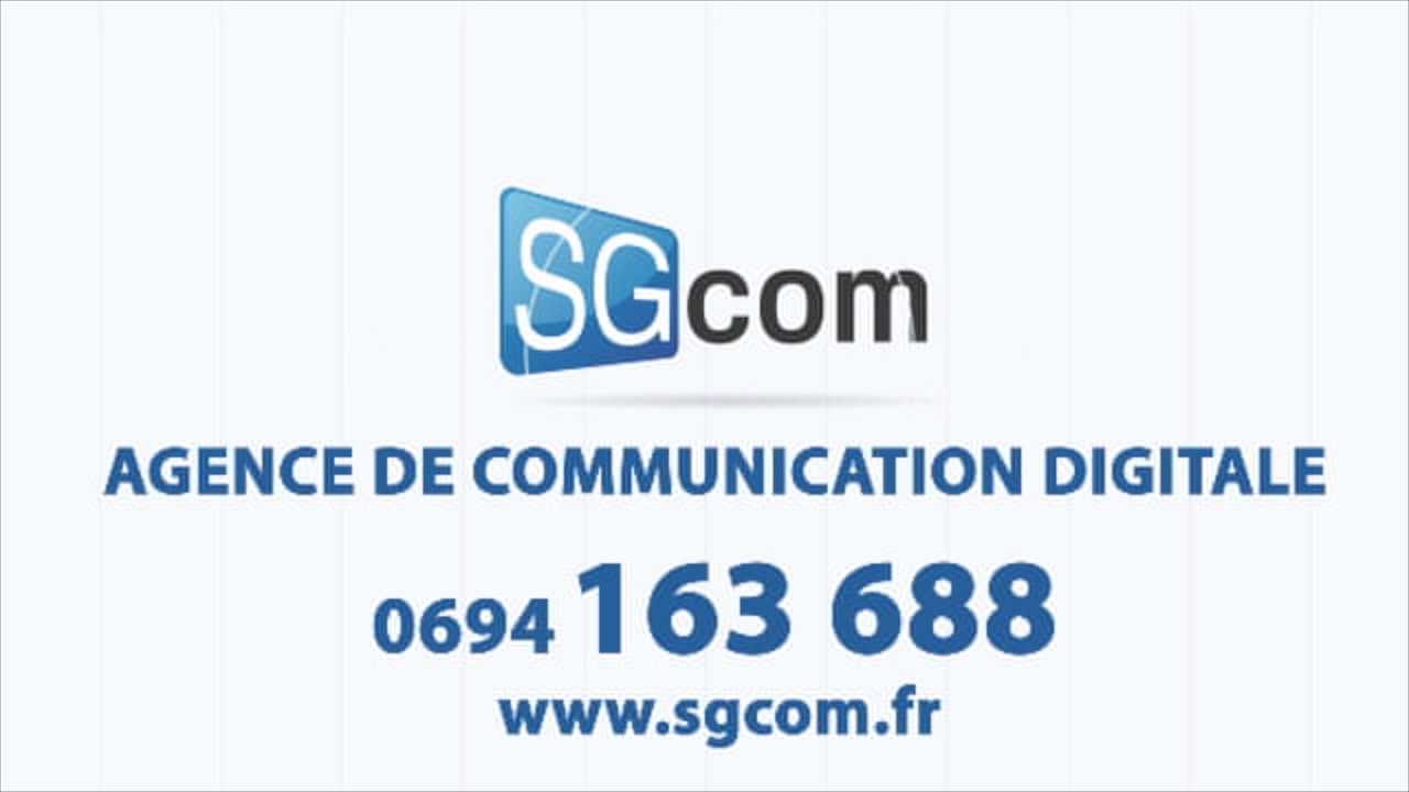 Publicité SGCOM - Agence de communication Digitale Sites Internet et Application Iphone